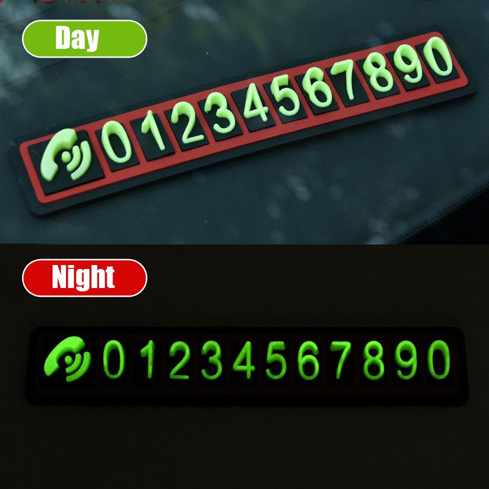 

Car Styling Universal Accessories Car Temporary Parking Card Phone Number Card Plate Telephone Number Car-styling Automobile