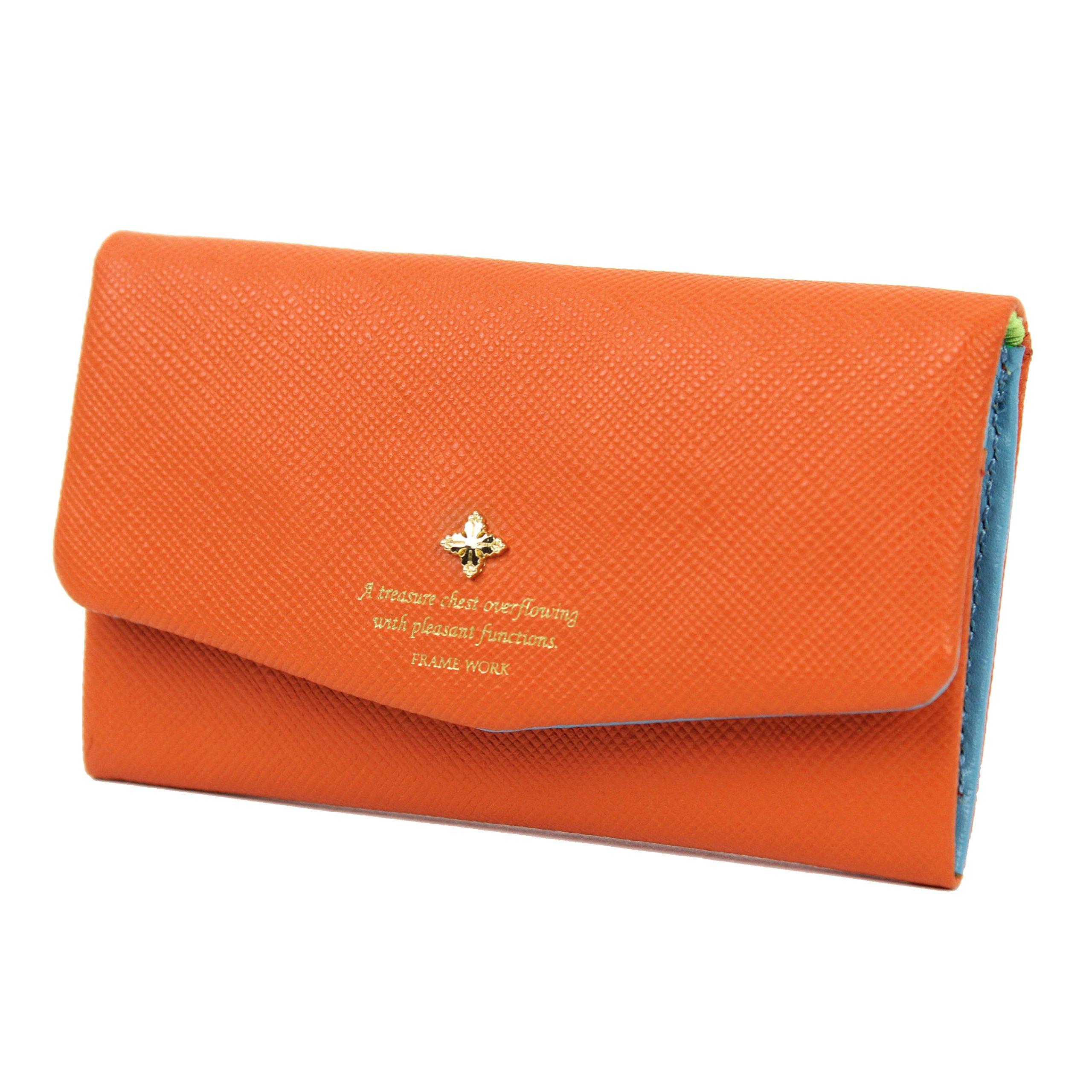 

FRAME WORK Ensemble Business Card Case [Framework] Holder/Card /0047607 (Orange (34))