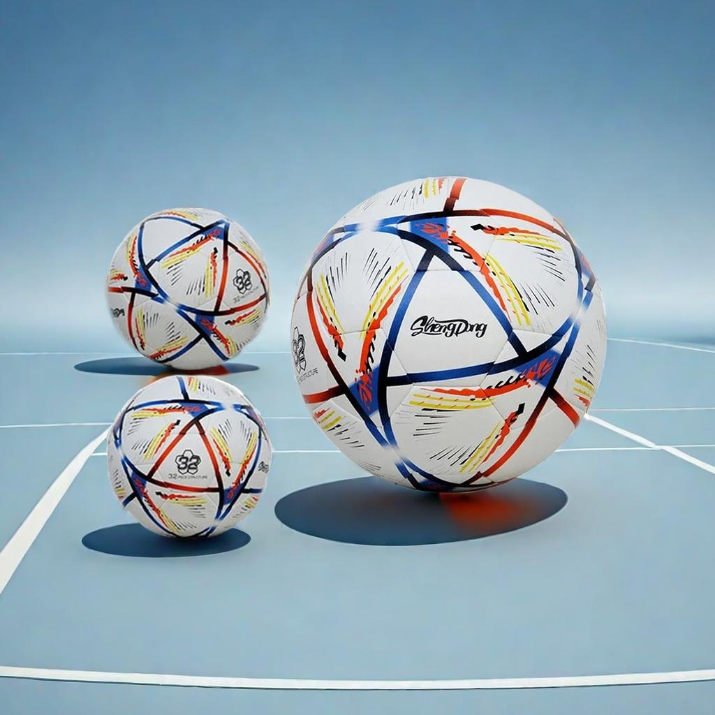 Football High Quality Soccer Balls Official Size 5 PU Material Seamless Goal Team Outdoor Match Game Training Ballon