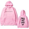 Rappndrick Lamar They Not Like Us Double Sided Print Hoodies Fashion Letter Printed Graphic Sweatshirts Casual Harajuku