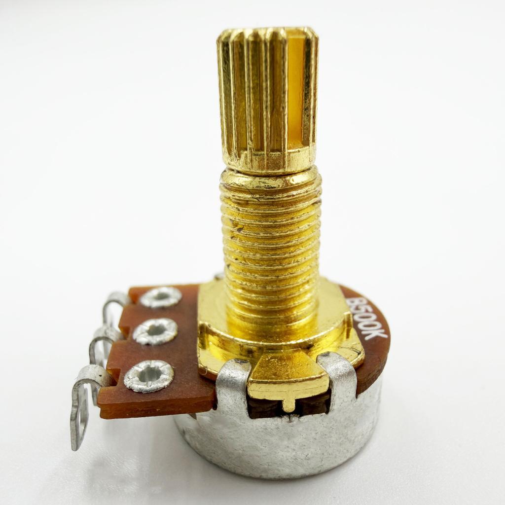 18MM Small Electronic A/B/500K/250K Electric Guitar and Bass Potentiometers Volume and Tone Knobs Tuning Switches