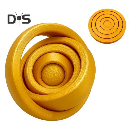 Fidget Ring Toy for Adults Teens Rotating Stress Relief Spinner for Focus Anxiety Relaxation EDC Desk Sensory Toy