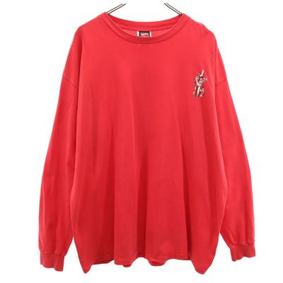 90s Back Print Long Sleeve Team Tag T-shirt Men's Used