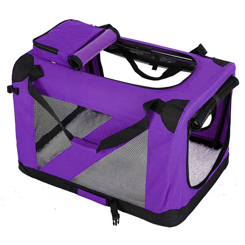 Portable Folding Pet Carrier & Bed: Outdoor Dog/Cat Cage & Car Nest for Golden Retrievers, Corgis, and Teddies