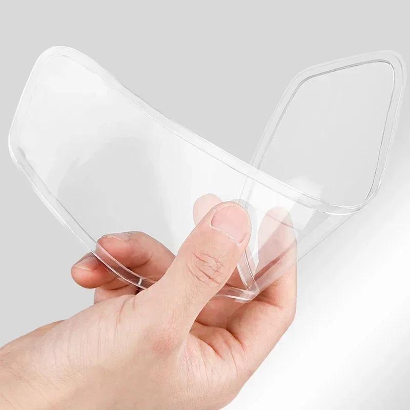 2Pcs Universal Motorcycle Helmet Anti-fog Film and Rainproof Film Durable Nano Coating Sticker Film Helmet Accessories Helmet