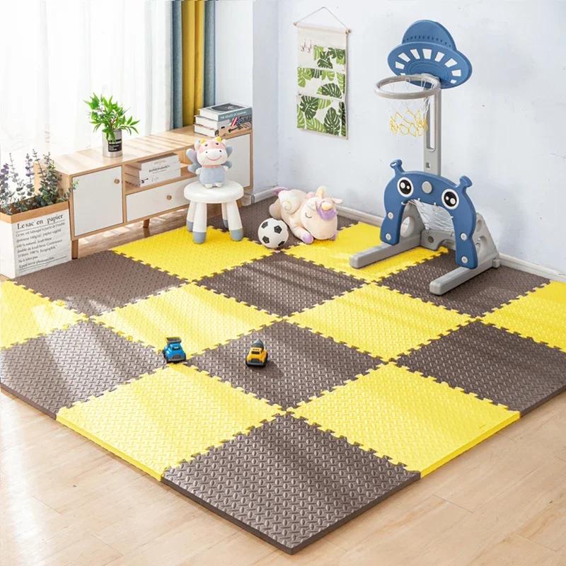 8/16pcs Pink Foam Play Mat, Interlocking Puzzle Carpet Floor Mat for Baby Crawling and Exercise Various Colors Available Toys