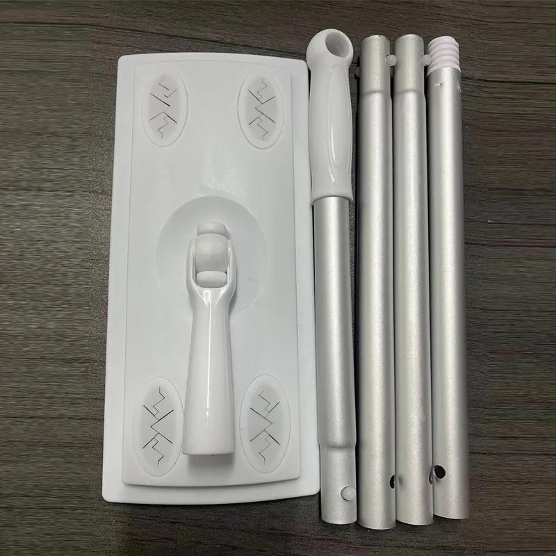 100 Stück [Leinwandbindung] Einweg-Hausstaubentfernungstuch Antistatisches Mopp-Pad Bodenfliese Schwerlast Trockenwischtücher/ Zusammenbaumopps