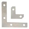 1 Set L Shaped Iron Corner Protectors 26mm/50mm Flat Fixing Mending Repair Plates Brackets for Table Jewelry Box Wooden Case