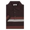 26ss Cotton Blend Honeycomb Knit Color Block Polo Dms1swts109w1