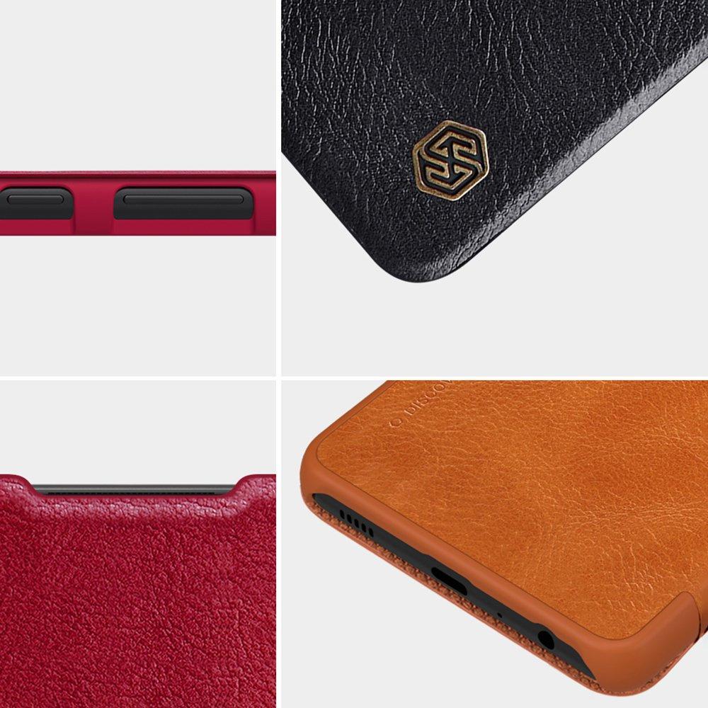 Nillkin Qin Leather Flip Case for Samsung Galaxy A72 4G - Black