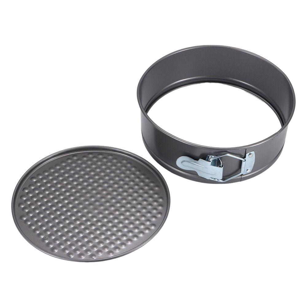 New 1Pcs Carbon Steel Baking Mould Leakproof with Removable Bottom Cake Baking Pan Non Stick 12/16/20/24/28cm Cake Mould