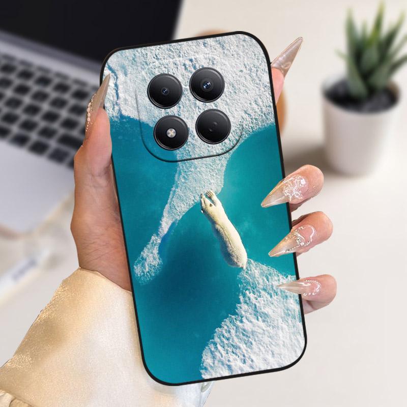 Etui Dla Xiaomi Redmi Note 15 Pro+ 5G Nowe Silikonowe TPU Miękkie Etui Dla Redmi Note15 Pro Plus Note15Pro Odporne na Wstrząsy Pokrowiec Ochronny