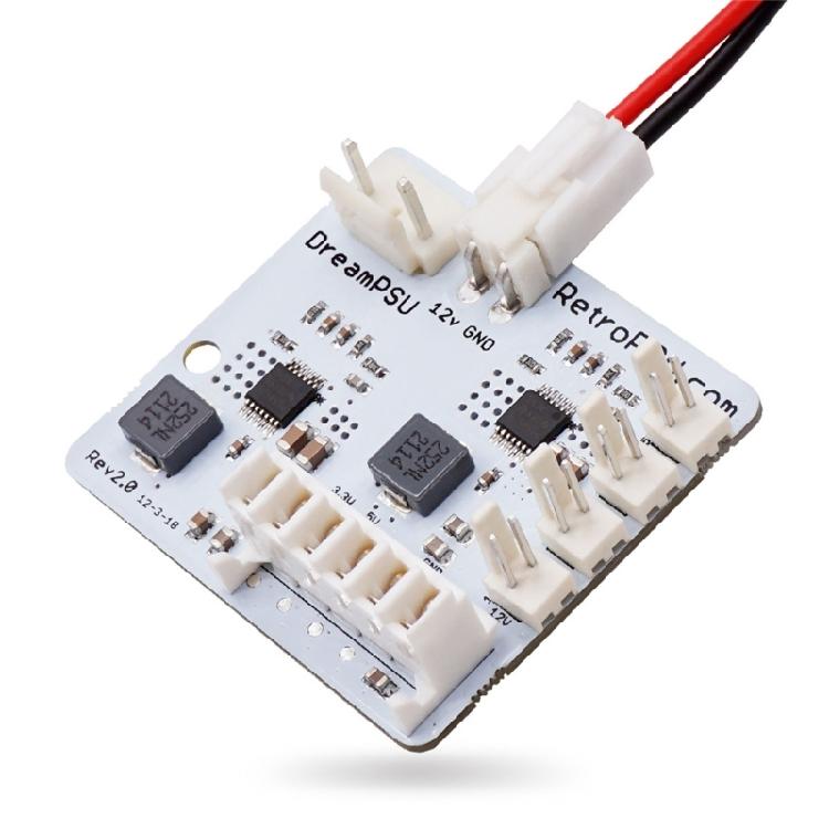 Efficient Power Module Power Supply Board for Dream Cast Consoles, Simple Setups Heat Reduction Power Boards Replacement