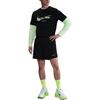 Nike Logo Breathable Crew Neck Short Sleeve T-Shirt for Men in Black
