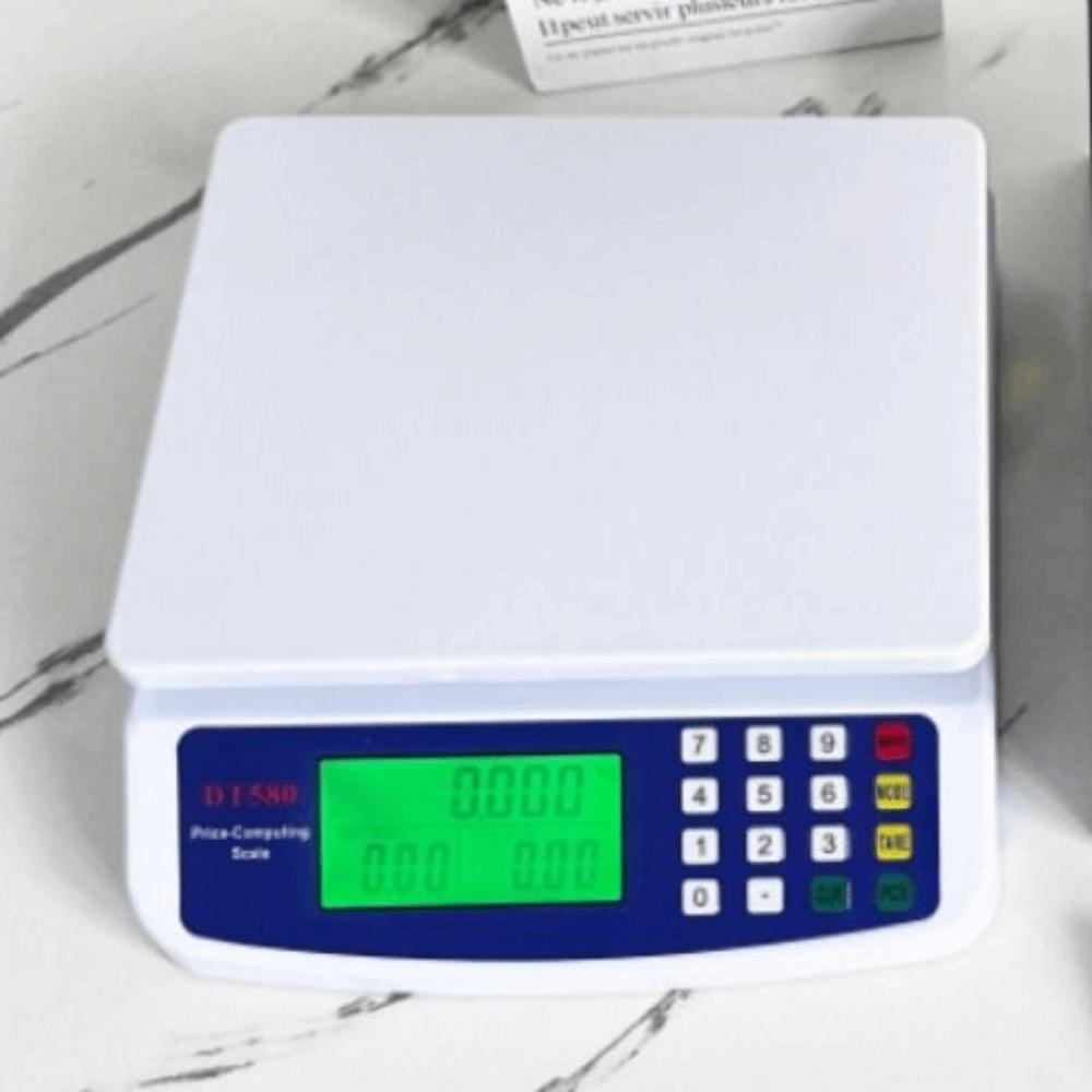 LCD Display Commercial Food Scale 30kg/1g Capacity Electronic Pricing Scale  Food Measuring