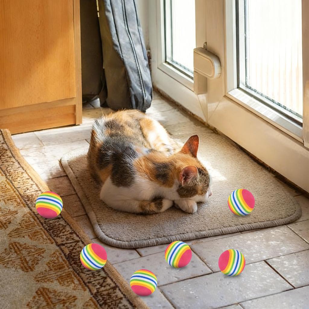 EVA Material  Ball Cats Self-Entertainment Toy Pet Supplies Interactive Play Cats Toy Ball