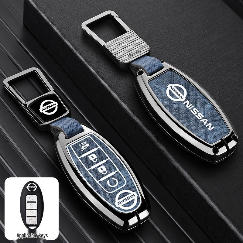 Nissan Key Case: Metal Cover for Sylphy, Terra, Tiida, Qashqai, Murano, Kicks