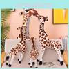 Plush Giraffe Toy Zoo Doll Soft Stuffed Animal Pillow Perfect Kids Gift