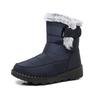Winter new velvet thickened snow boots soft-soled non-slip cotton shoes for women's non-slip waterproof warm medium tube shoes for women