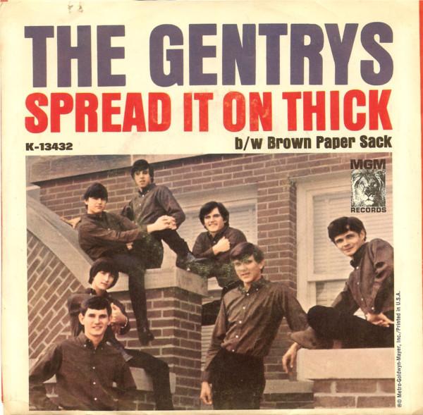

7inch Record GENTRYS Spread It On Thick K13432 MGM 1966 US Rock Used