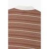 Vov Woven Mix STripe Collar T shirT 7156340005