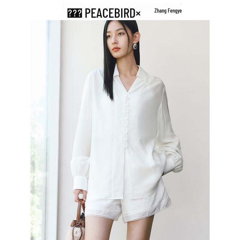 PEACEBIRD Women's V-Neck Lyocell Shirt & Drawstring Shorts Collection