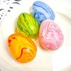 Œuf marbré à presser Jouet à rebond lent Soulagement du stress Fidget Jouet Squishy Portable Doux Décompression Anti-anxiété Pour Adulte