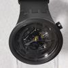 Used [Very popular] Swatch watch BIG BOLD black swatch C-BLACK bioceramic SB03B100
