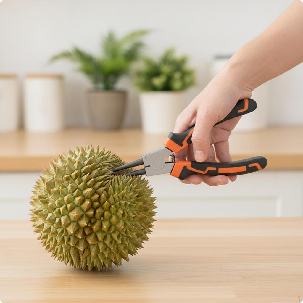 Pliers Style Durian Opener Opening Tool Handheld for Home Cooks, Fruit Vendors, Kitchen