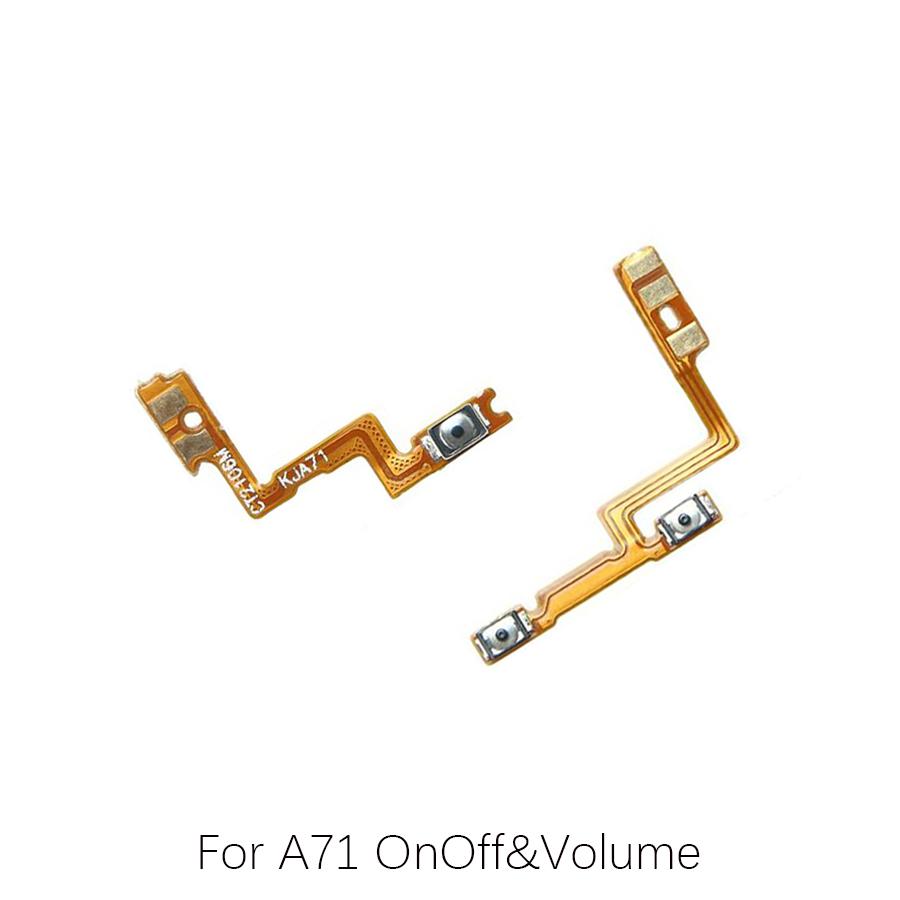 For Oppo A52 A53 A53s A54 A71 A72 A73 A74 F1Plus F1S F3 F3Plus F5 F7 Power Button Volume Flex Cable OnOff