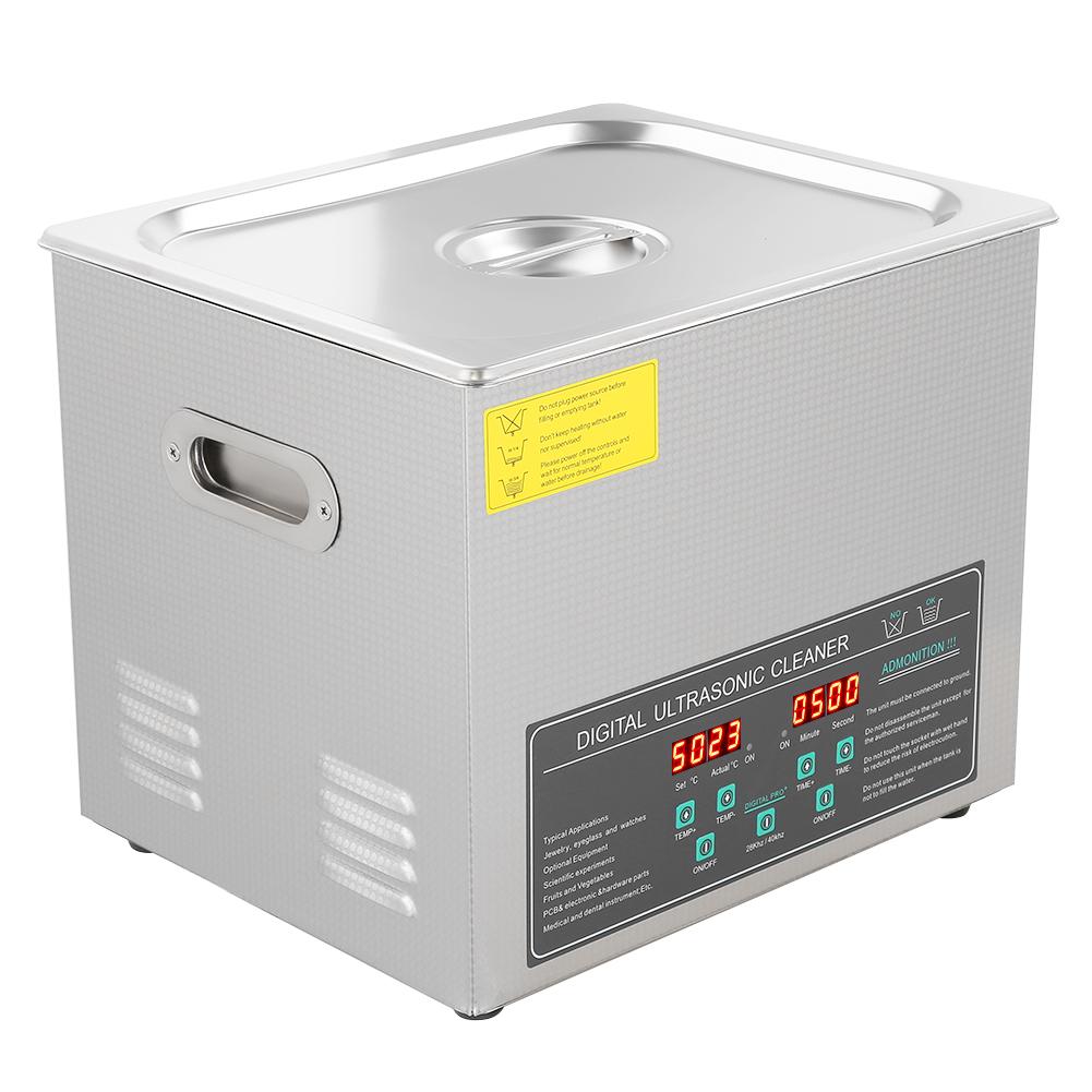 10L Double Frequency Digital Stainless Steel Ultrasonic Cleaner Cleaning Machine