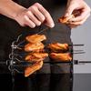 Air Fryer Accessories, Oven Accessories, Stainless Steel Skewers Basket, Metal Grill Rack, Meat Roasting Rack, Easy Cooking Preparation