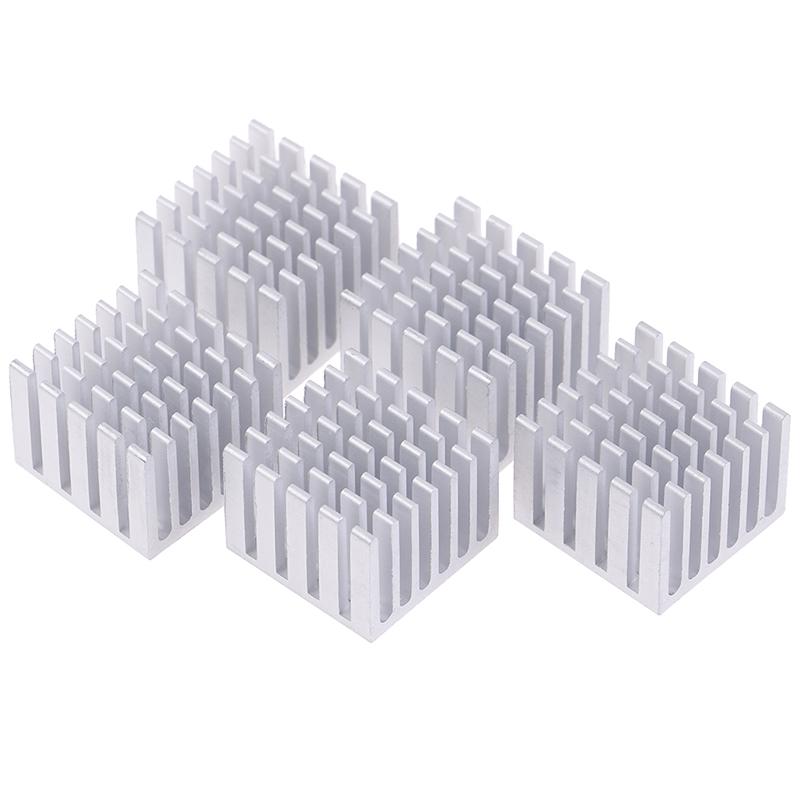 5Pcs 20x20x15mm Cooling Accessories DIY Heatsink CPU GPU Chip Aluminum Heatsink