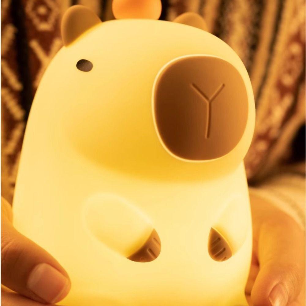 Adorkable Silicone LED Lamp Timing Function Animal Lamp Touch Sensor Nightlight  Bedside Table