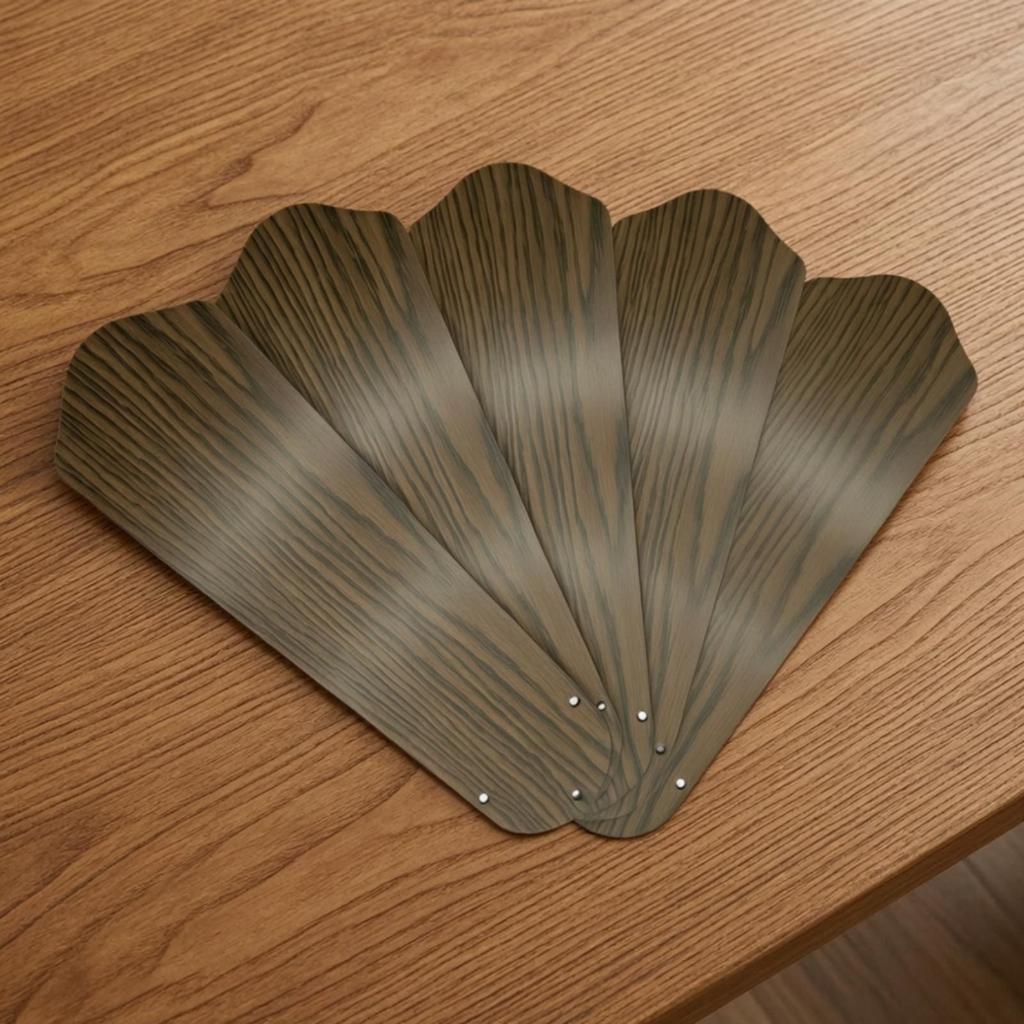 5 Pieces Fan Part Shape Retaining Replacement Ceiling Blade Noise Reducing