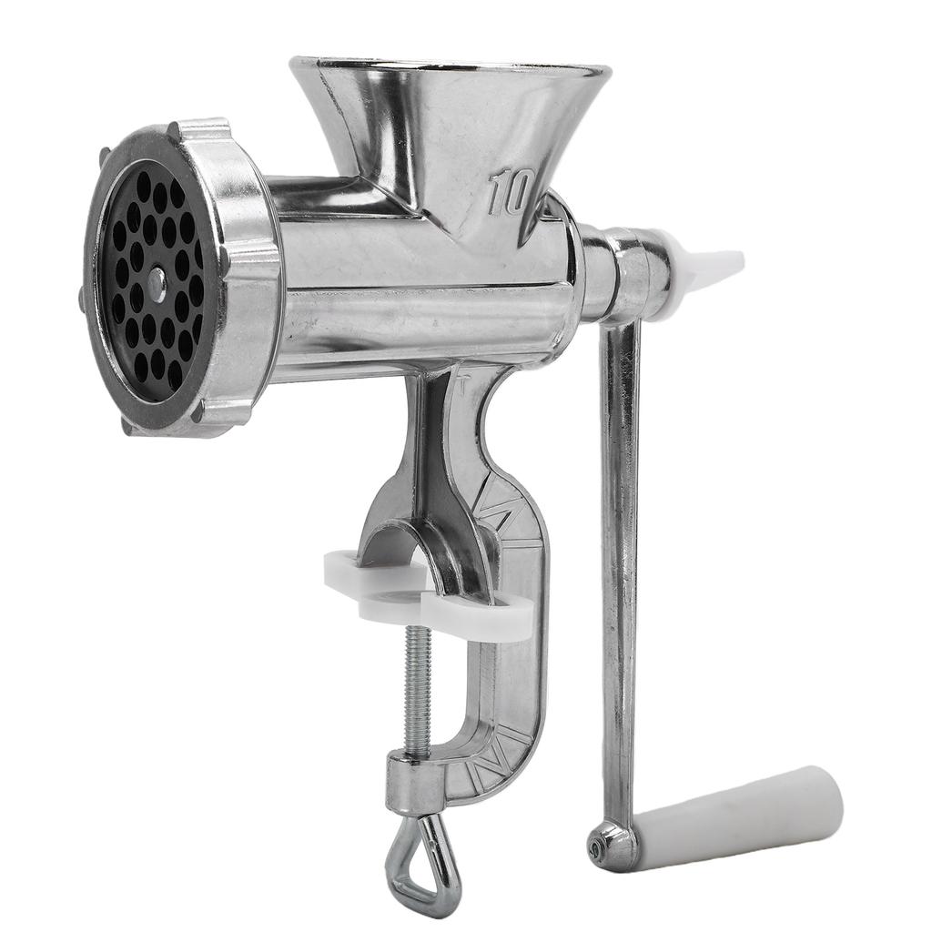 Manual Meat Grinder Sausage Stuffer Multi Functional Aluminum Alloy Manual Meat Mincer for Kitchen Tool No.10