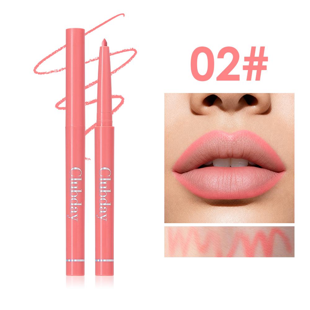 Clubday Waterproof Lip Liner Pen, Creamy Smooth Matte Long Lasting Lip Pencil, Highly Pigmented Lip Contouring Makeup for Daily Wear