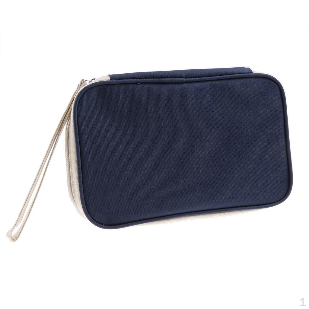 

Credit ID Card Cash Holder Travel Passport Organizer Wallet Purse Deep Blue 23cm X 13.5cm 3cm