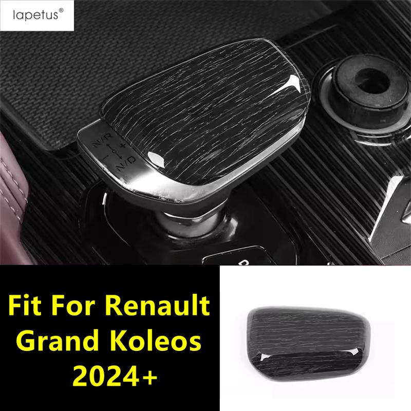Car Gear Shift Knob Head Handle Cap Decorative Sequ Stickers Cover Trim For Renault Grand Koleos 2024 2025 ABS Accessories