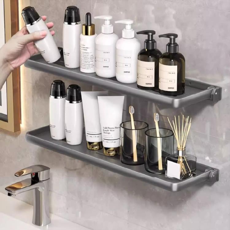 Trailer ABS Foldable Shelf Folding Wall Shelves for Campers, Bathrooms and Kitchens,90 Degree Fold Up,Space Saving