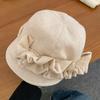 Vintage Schwarzer Plissierter Baskenmützenhut Damen Elegant Luxuriös Schiebermütze Große Größe Malerhut Frühling Herbst