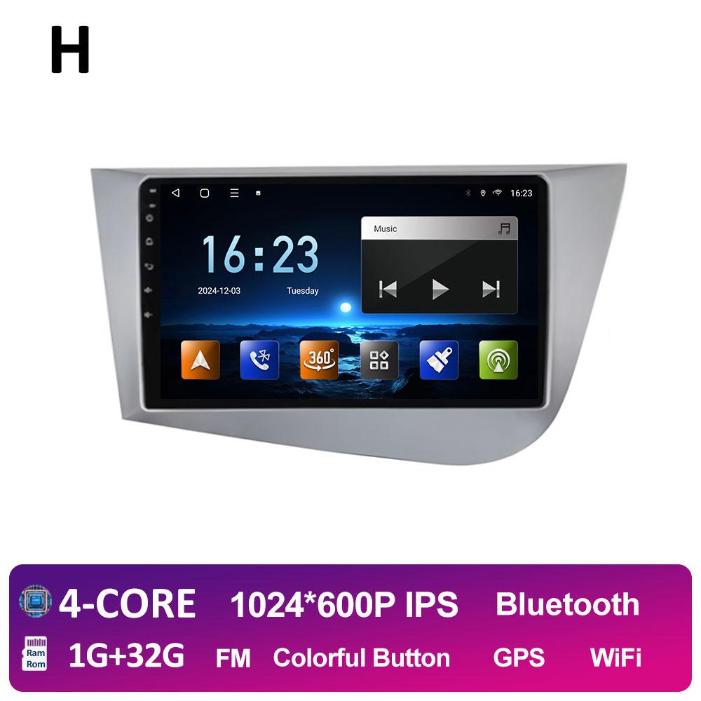 

Для Seat Leon 2 MK2 с левым рулем 2005 2006 2007 2008 - 2012 DSP стерео GPS навигация автомобильный мультимедийный видеоплеер авторадио