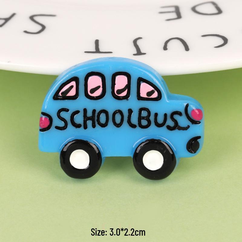 Simulation Cars 3 Cream Glue Phone Case Resin DIY Storage & Stationery Box with Refrigerator Stickers.