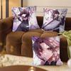 Anime Demon Slayer Shinobu Kocho Pillow Case Fashion Square Pillowcase Bedroom Sofa Room Ins Decoration Leisure
