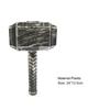 Thor's Hammer Collectible Model Toy Classic Cosplay Costume Props Simulation Avengers Superhero Role Playing Kids Toy for Halloween Party