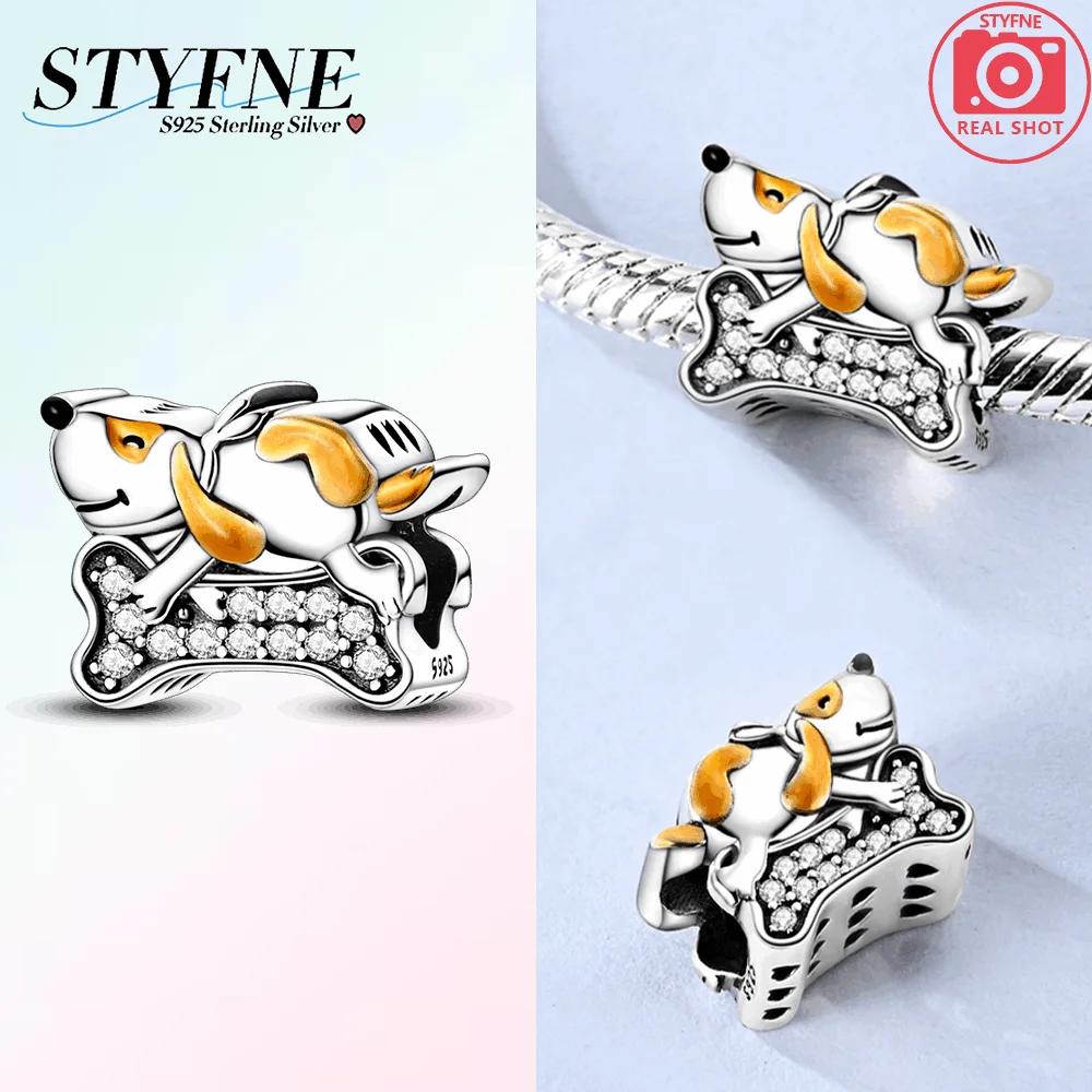 Kupfer Metall Leuchtender Mond Uhr Perlen Komponenten Armband Hohe Qualität Feiner Schmuck Entworfen Für Charm Perlen Komponenten Plata Originale Marke Perle