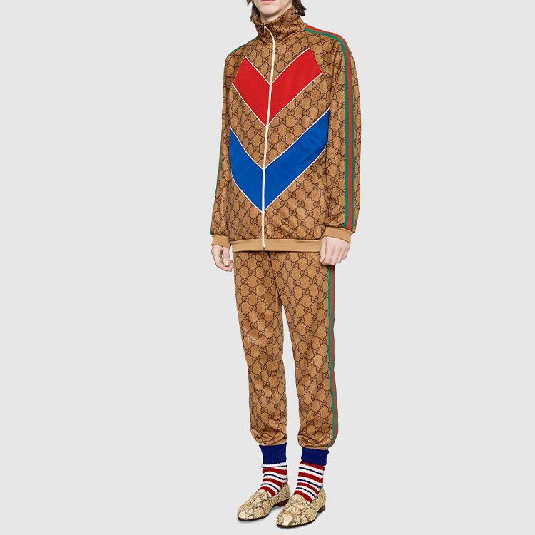 GUCCI GG Technical Jersey Jogging Pant Brown 523489-X9V35-2035