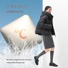 Qiangan Women's 2025 Goose Down Hooded Jacket Y318170Y