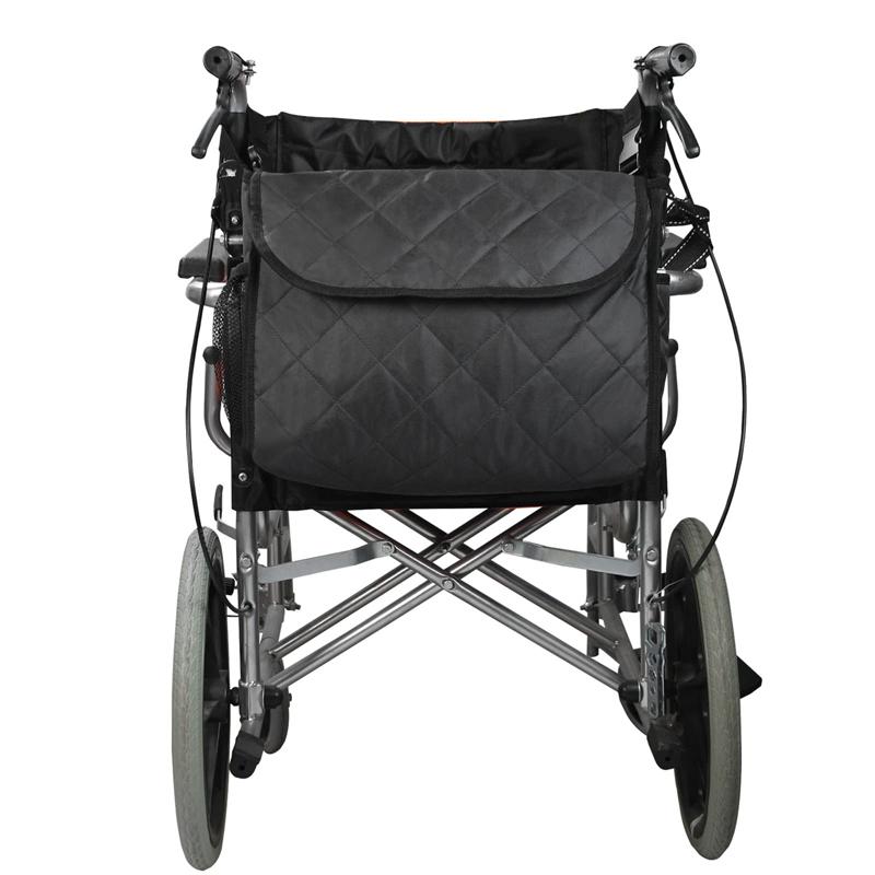 Multi-functional Wheelchair Bag Wheelchair Armrest Bag Disabled Wheelchair Rear Hanging Bag Outdoor Shoulder Bag High-capacity