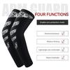 Durable And Safe 1Pcs Sports Arm Protection Silicone Anti Slip High Elastic Compression Sun Protection Sleeve Basketball Tennis Cycling Fitness